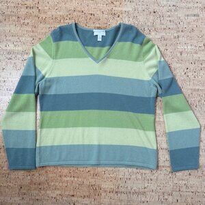 Cashmere Sweater V-neck XL